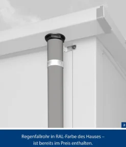 Hörmann Berry-Gerätehaus Modern-S Typ 3, ca. B323,6/H219,4/T247,7 cm