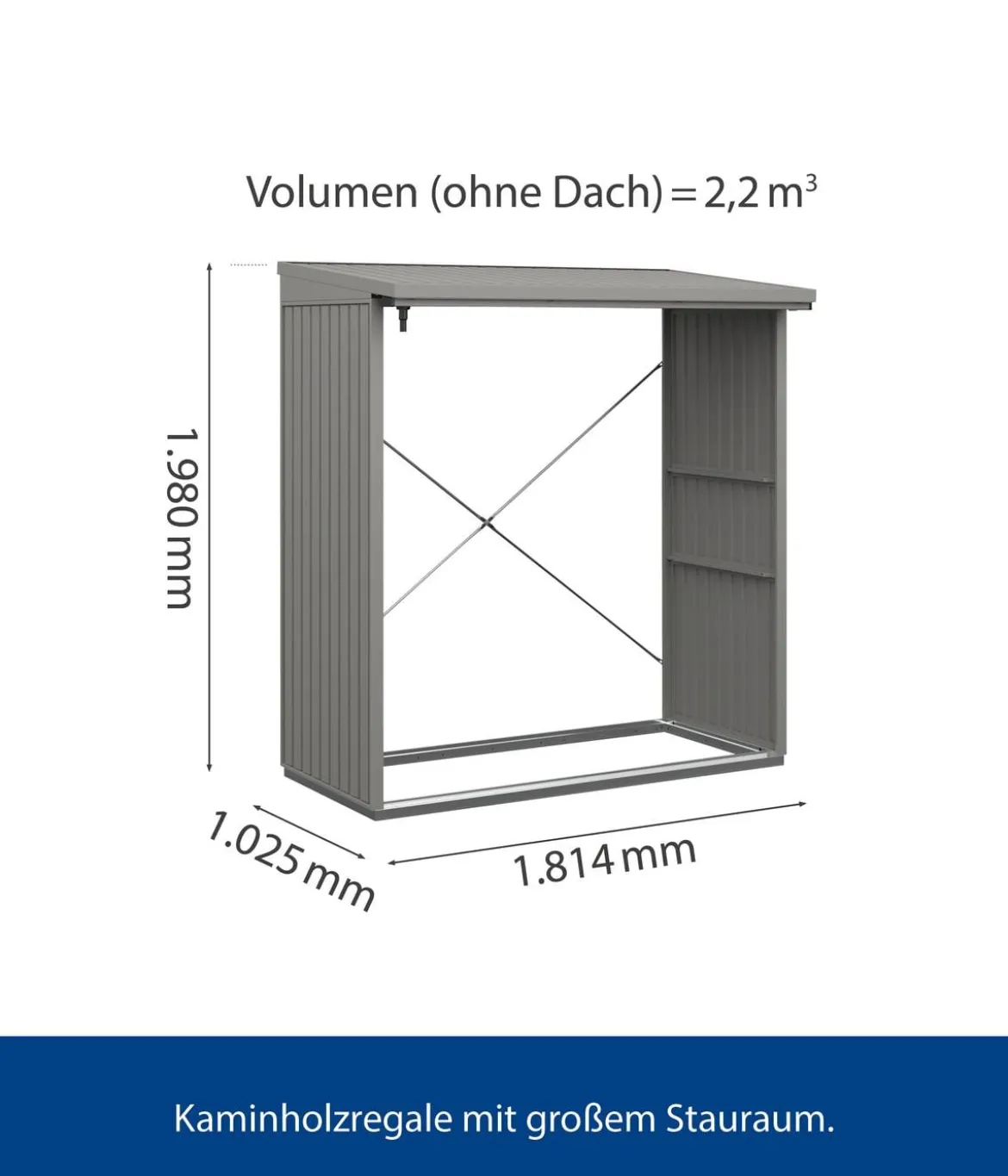 Hörmann Berry-Kaminholzregal Classic