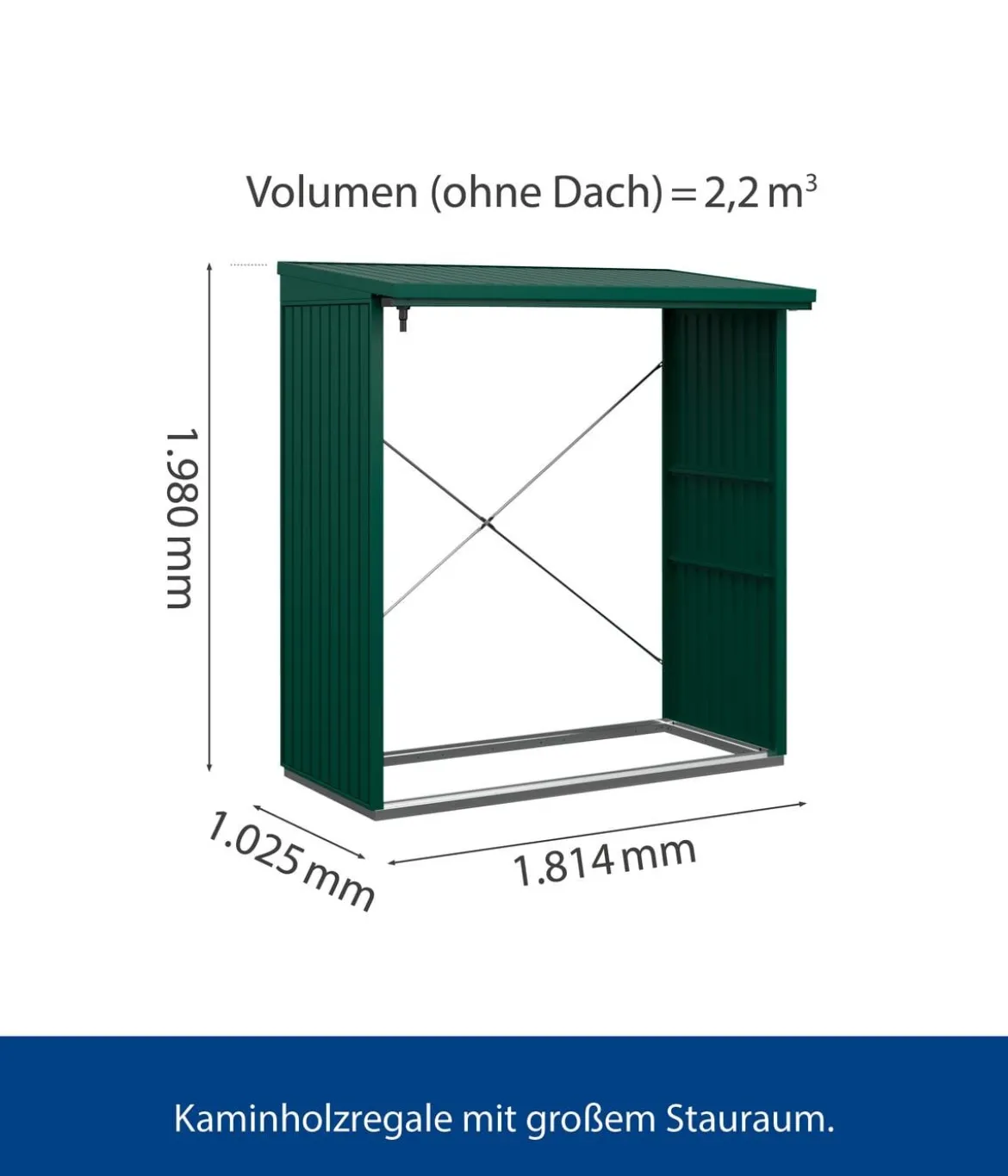 Hörmann Berry-Kaminholzregal Classic
