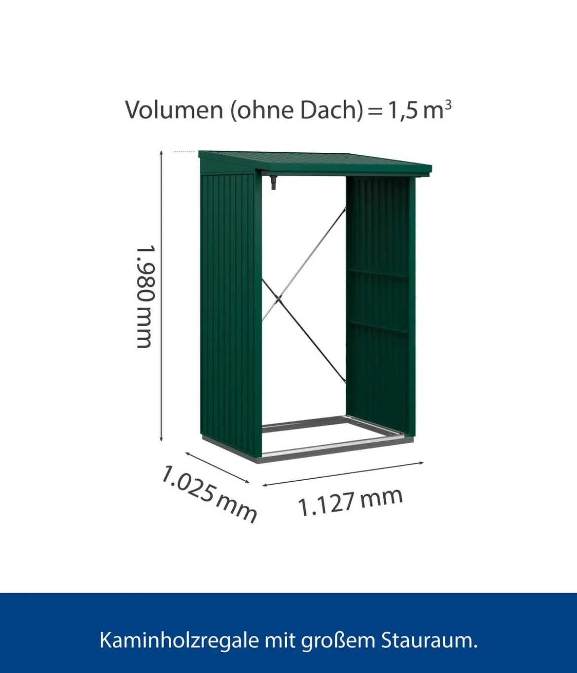 Hörmann Berry-Kaminholzregal Classic