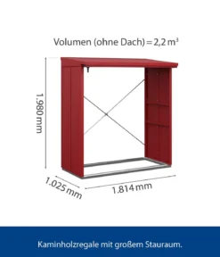 Hörmann Berry-Kaminholzregal Modern