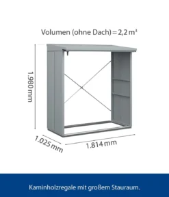 Hörmann Berry-Kaminholzregal Modern