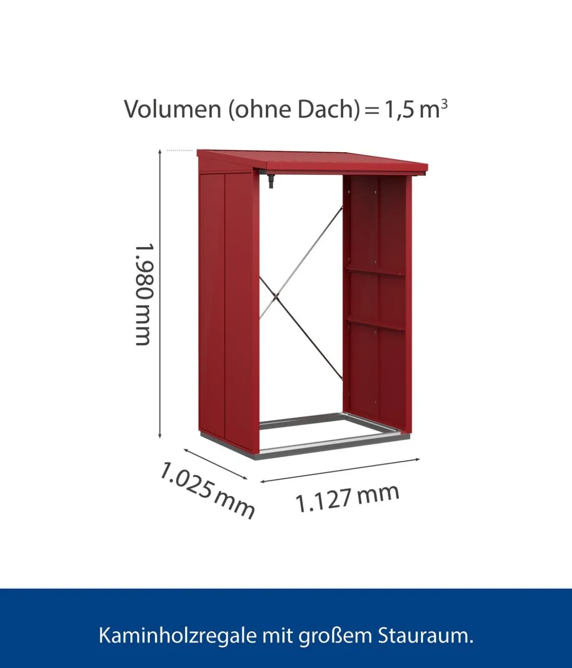 Hörmann Berry-Kaminholzregal Modern