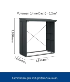 Hörmann Berry-Kaminholzregal Modern