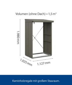 Hörmann Berry-Kaminholzregal Modern