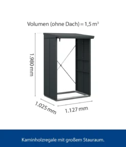 Hörmann Berry-Kaminholzregal Modern