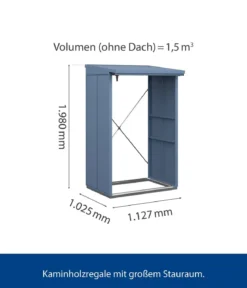 Hörmann Berry-Kaminholzregal Modern