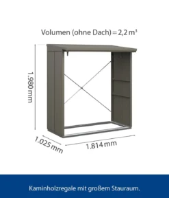 Hörmann Berry-Kaminholzregal Modern