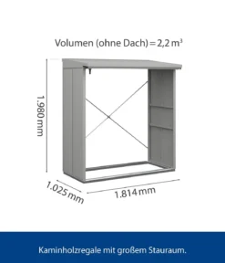 Hörmann Berry-Kaminholzregal Modern