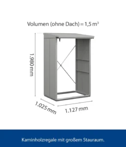 Hörmann Berry-Kaminholzregal Modern