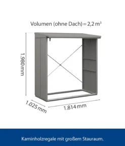 Hörmann Berry-Kaminholzregal Modern