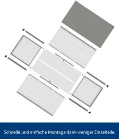 Hörmann Gartenbox Juno Modern 1320, 400 Liter, ca. B136/H72,5/T67,5 cm