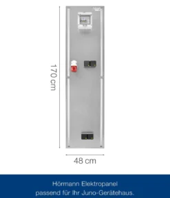 Hörmann Juno Elektropanel mit 3-Phasen-Wechselstrom, ca. B47/H170/T2 cm