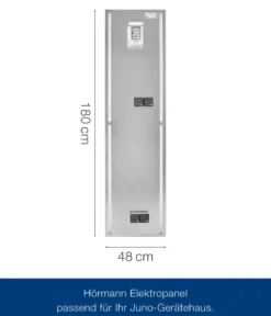 Hörmann Juno Elektropanel mit 1-Phasen-Wechselstrom, ca. B47/H180/T2 cm