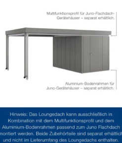Hörmann Juno Loungedach für JFD7/11/14, ca. B321/H220/T325 cm