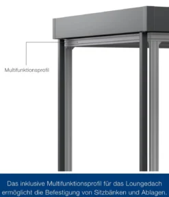 Hörmann Juno Loungedach für JFD7/11/14, ca. B225/H220/T325 cm