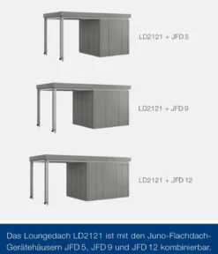 Hörmann Juno Loungedach für JFD5/9/12, ca. B225/H220/T229 cm