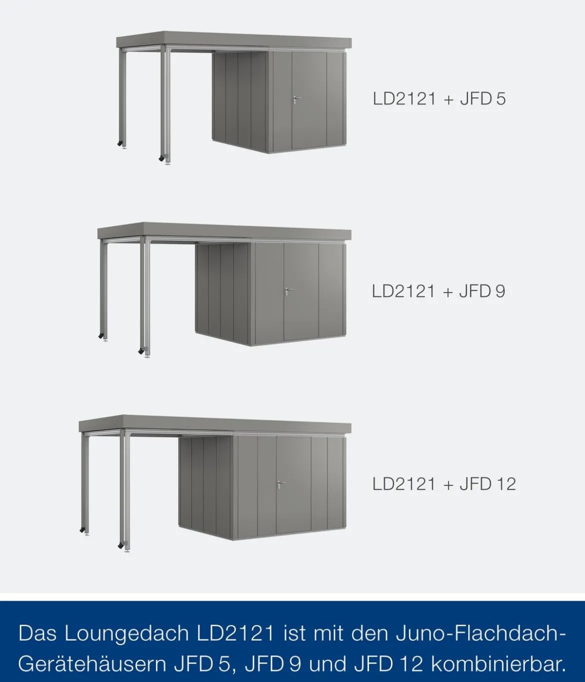Hörmann Juno Loungedach für JFD5/9/12, ca. B225/H220/T229 cm
