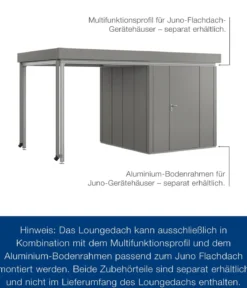 Hörmann Juno Loungedach für JFD5/9/12, ca. B225/H220/T229 cm