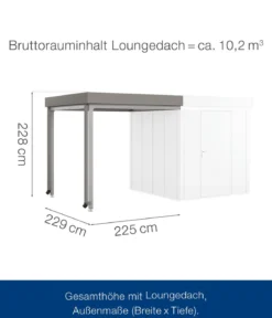 Hörmann Juno Loungedach für JFD5/9/12, ca. B225/H220/T229 cm