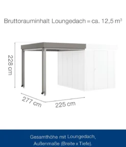 Hörmann Juno Loungedach für JFD6/10/13, ca. B225/H220/T277 cm