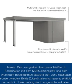 Hörmann Juno Loungedach für JFD6/10/13, ca. B321/H220/T277 cm