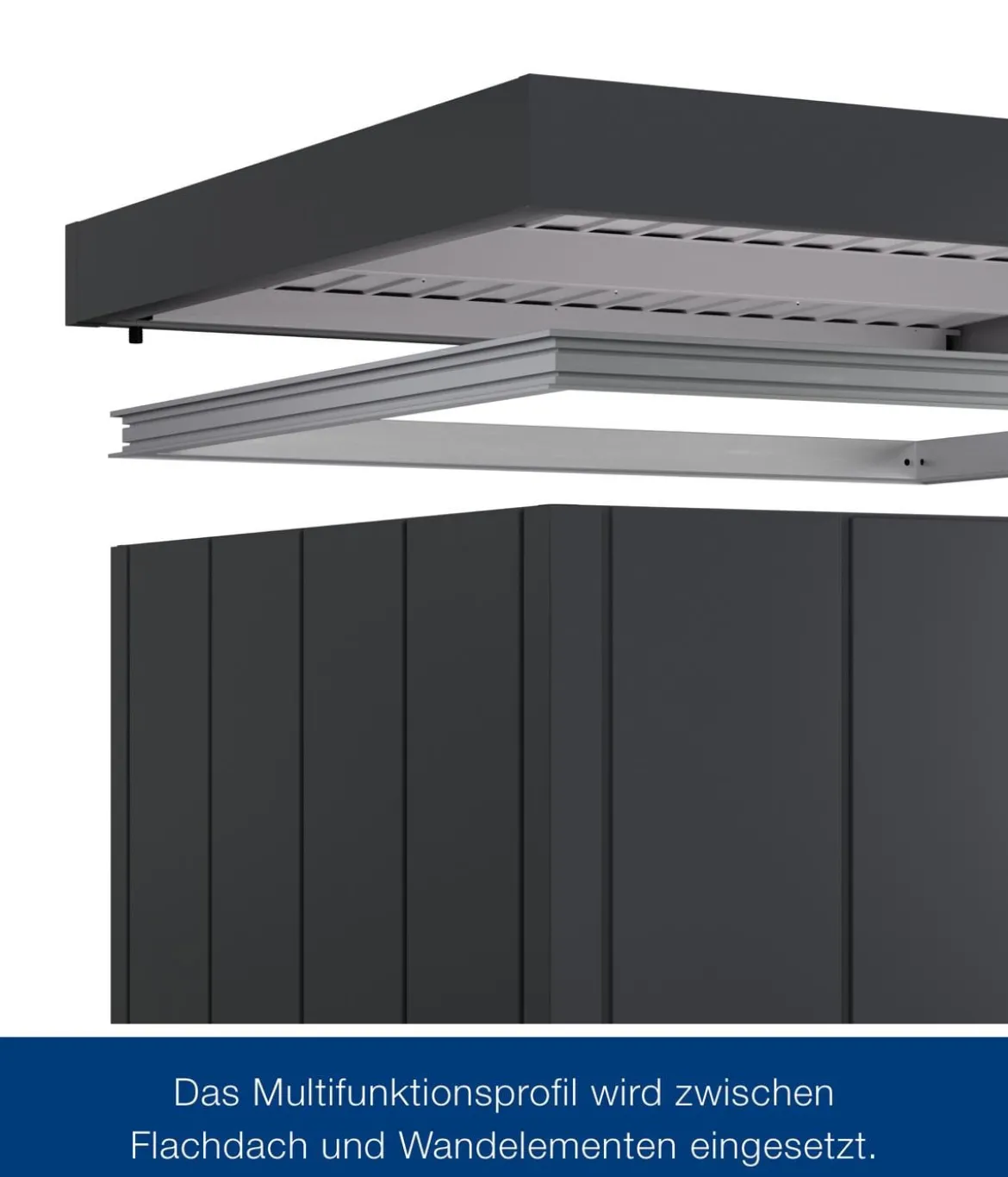 Hörmann Juno Multifunktionsprofil für JFD14, ca. B310/T310 cm