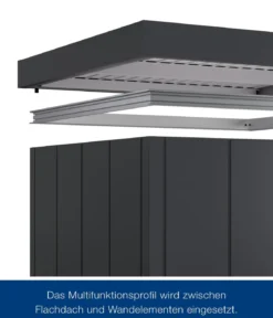 Hörmann Juno Multifunktionsprofil für JFD8, ca. B262/T166 cm