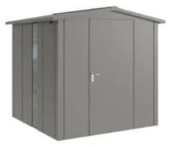 Hörmann Metallgerätehaus Juno JSD5 L-Sk Motiv Design bodentiefes Fenster, ca. B237/H223/T229 cm