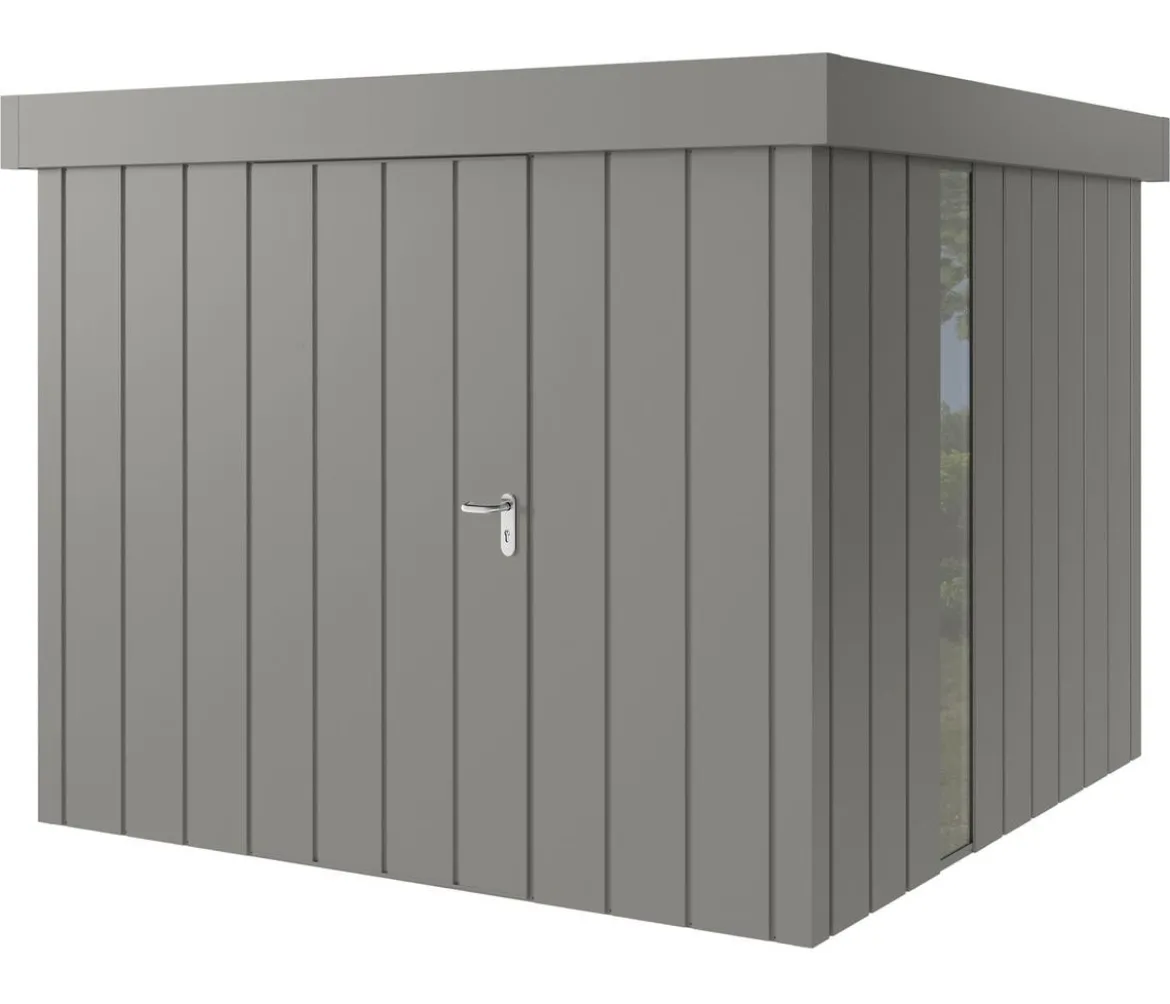 Hörmann Metallgerätehaus Juno JFD10 M-Sk Motiv Modern bodentiefes Fenster, ca. B277/H222/T277 cm