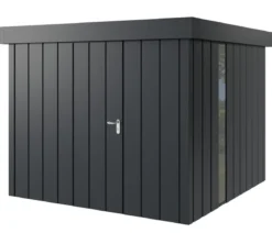 Hörmann Metallgerätehaus Juno JFD10 M-Sk Motiv Modern bodentiefes Fenster, ca. B277/H222/T277 cm