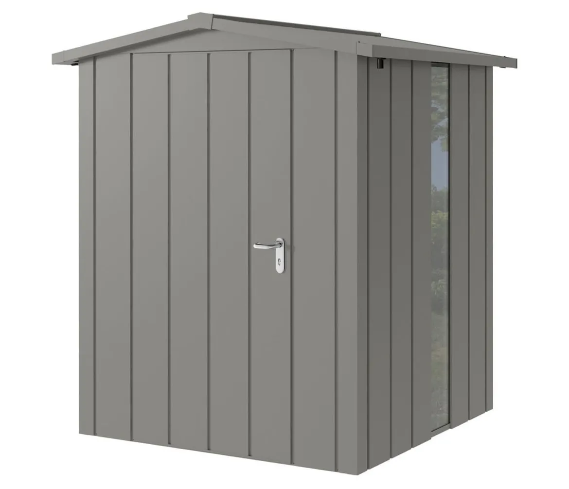 Hörmann Metallgerätehaus Juno JSD2 M-SK Motiv Modern bodentiefes Fenster, ca. B189/H219/T181 cm