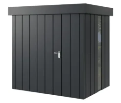 Hörmann Metallgerätehaus Juno JFD4 M-Sk Motiv Modern bodentiefes Fenster, ca. B229/H222/T181 cm