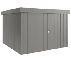 Hörmann Metallgerätehaus Juno JFD14 M-Sk Motiv Modern mit Doppeltür, ca. B325/H222/T325 cm