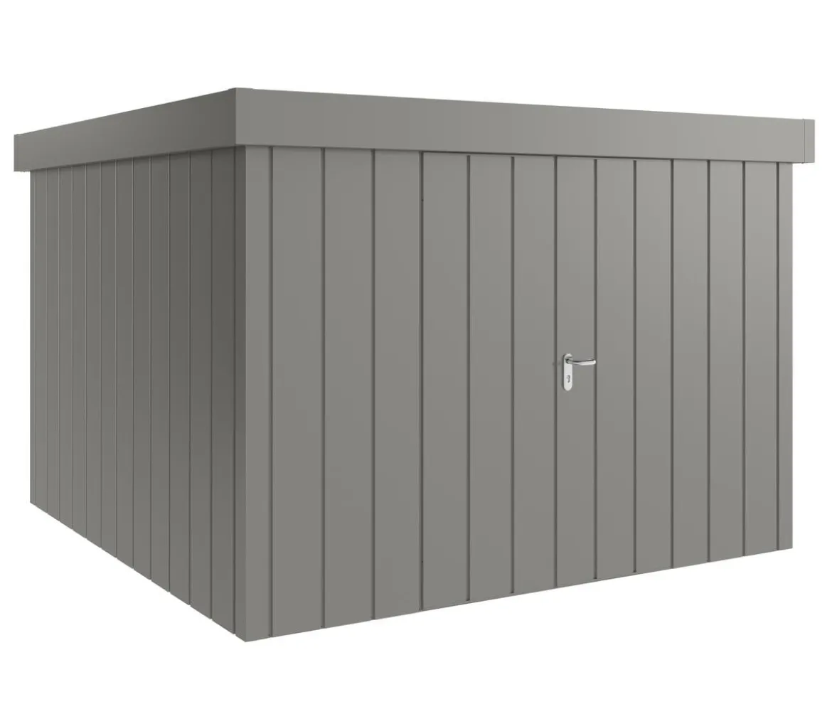 Hörmann Metallgerätehaus Juno JFD14 M-Sk Motiv Modern mit Doppeltür, ca. B325/H222/T325 cm