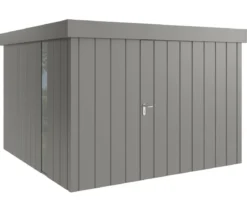Hörmann Metallgerätehaus Juno JFD14 M-Sk Motiv Modern bodentiefes Fenster, ca. B325/H222/T325 cm
