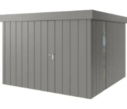 Hörmann Metallgerätehaus Juno JFD14 M-Sk Motiv Modern bodentiefes Fenster, ca. B325/H222/T325 cm