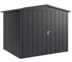 Hörmann Metallgerätehaus Juno JSD9 M-Sk Motiv Modern mit Doppeltür, ca. B285/H227/T237 cm
