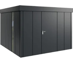 Hörmann Metallgerätehaus Juno JFD14 L-Sk Motiv Design bodentiefes Fenster, ca. B325/H222/T325 cm