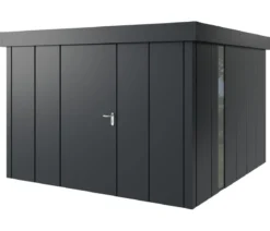 Hörmann Metallgerätehaus Juno JFD14 L-Sk Motiv Design bodentiefes Fenster, ca. B325/H222/T325 cm