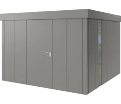 Hörmann Metallgerätehaus Juno JFD14 L-Sk Motiv Design bodentiefes Fenster, ca. B325/H222/T325 cm