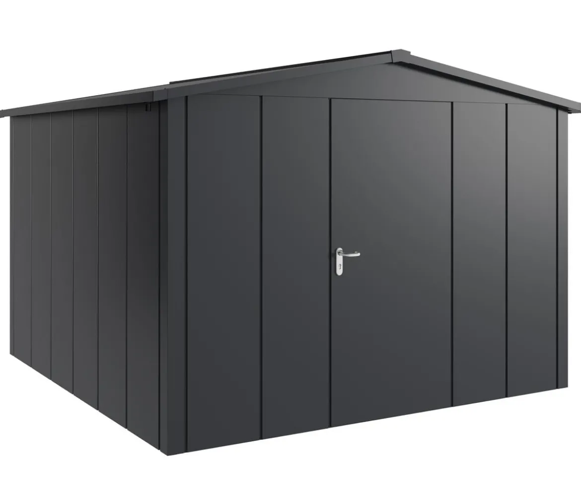Hörmann Metallgerätehaus Juno JSD14 L-Sk Motiv Design, ca. B333/H231/T325 cm