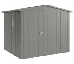 Hörmann Metallgerätehaus Juno JSD9 M-Sk Motiv Modern bodentiefes Fenster, ca. B285/H227/T237 cm