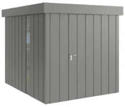 Hörmann Metallgerätehaus Juno JFD6 M-Sk Motiv Modern bodentiefes Fenster, ca. B229/H222/T277 cm