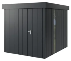 Hörmann Metallgerätehaus Juno JFD6 M-Sk Motiv Modern bodentiefes Fenster, ca. B229/H222/T277 cm