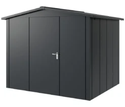 Hörmann Metallgerätehaus Juno JSD9 L-Sk Motiv Design, ca. B285/H227/T237 cm