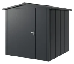 Hörmann Metallgerätehaus Juno JSD5 L-Sk Motiv Design, ca. B237/H223/T229 cm