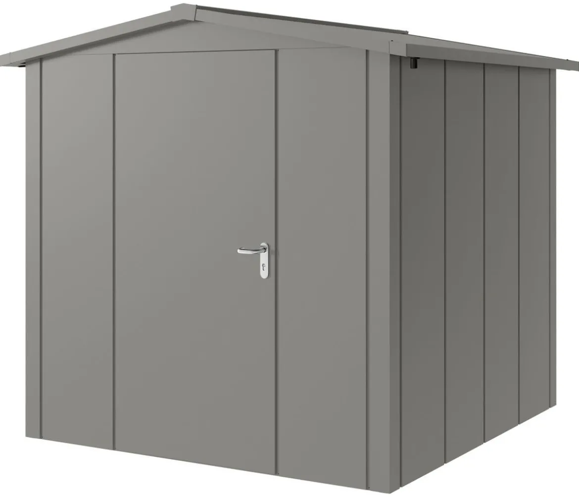 Hörmann Metallgerätehaus Juno JSD5 L-Sk Motiv Design, ca. B237/H223/T229 cm