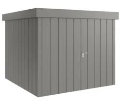 Hörmann Metallgerätehaus Juno JFD10 M-Sk Motiv Modern mit Doppeltür, ca. B277/H222/T277 cm
