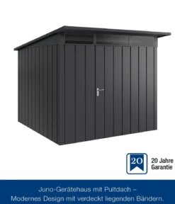 Hörmann Metallgerätehaus Juno JPD10 M-Sk Motiv Modern, ca. B277/H232/T310 cm